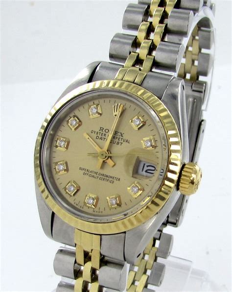 rolex donna acciaio oro e brillanti foto e prezzi|orologi da donna.